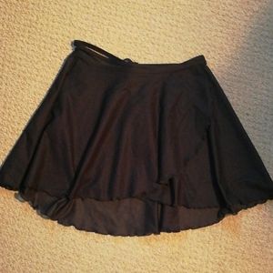 Women's Small black dance skirt